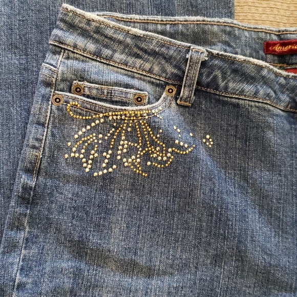 American Exchange jeans Size 15 stud accents 🦋 - Picture 7 of 15